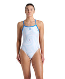 ARENA FIREFLOW SWIMSUIT CHALLENGE BACK - WHITE
