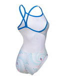 ARENA FIREFLOW SWIMSUIT CHALLENGE BACK - WHITE