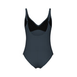 WOMEN'S ARENA SWIMSUIT VICTORIA U BACK SOLID ASPHA