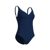 WOMEN'S ARENA SWIMSUIT VICTORIA U BACK SOLID NAVY