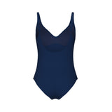 WOMEN'S ARENA SWIMSUIT VICTORIA U BACK SOLID NAVY