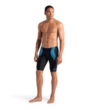 MEN'S ARENA OPENINGS SWIM JAMMER BLACK-TURQUOISE