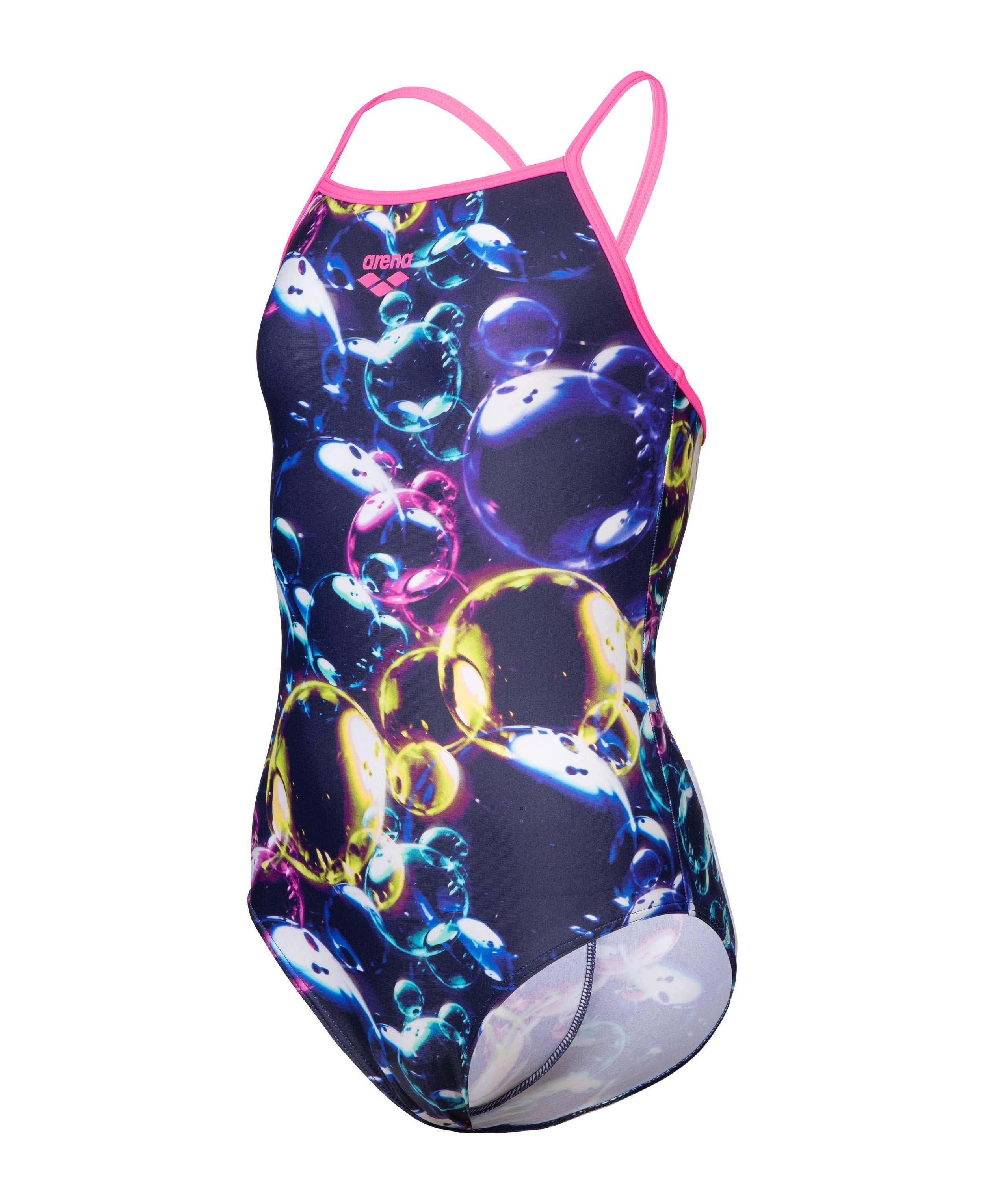 GIRL'S ARENA SOAP BUBBLES SWIMSUIT LIGHT DROP BACK