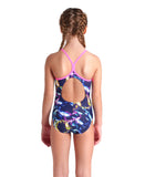GIRL'S ARENA SOAP BUBBLES SWIMSUIT LIGHT DROP BACK