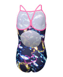 GIRL'S ARENA SOAP BUBBLES SWIMSUIT LIGHT DROP BACK