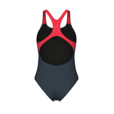 WOMEN'S ARENA POSEIDONIA SWIMSUIT SWIM PRO BACK ASPHALT-CORAL