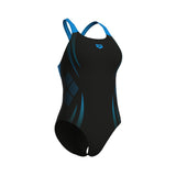 WOMEN'S ARENA POSEIDONIA SWIMSUIT SWIM PRO BACK BLUE-BLACK