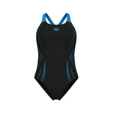 WOMEN'S ARENA POSEIDONIA SWIMSUIT SWIM PRO BACK BLUE-BLACK