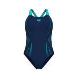 WOMEN'S ARENA POSEIDONIA SWIMSUIT SWIM PRO BACK NAVY