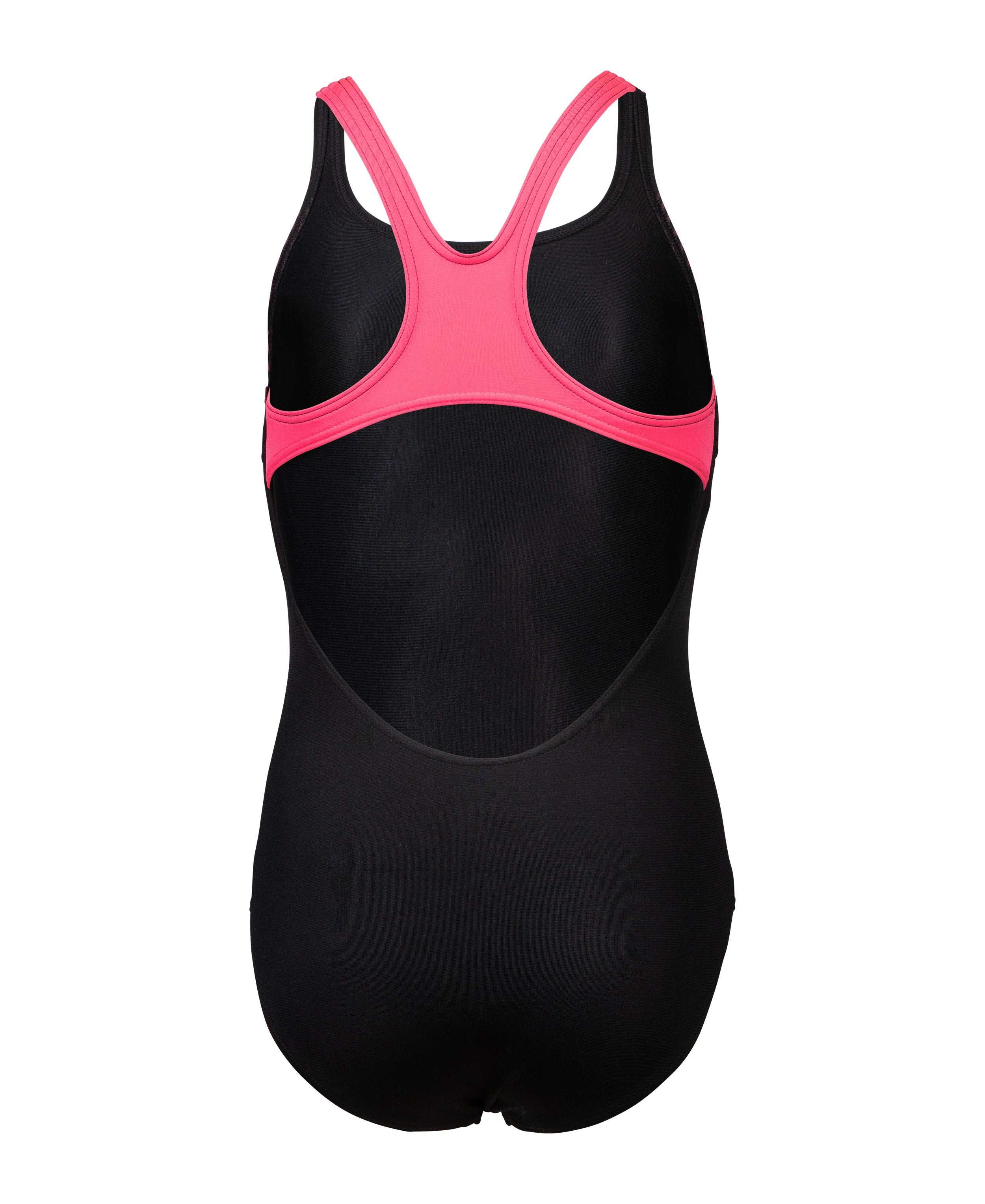 GIRL'S ARENA POSEIDONIA SWIMSUIT SWIM PRO BACK BLACK