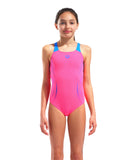 GIRL'S ARENA POSEIDONIA SWIMSUIT SWIM PRO BACK PINK