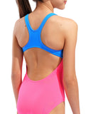 GIRL'S ARENA POSEIDONIA SWIMSUIT SWIM PRO BACK PINK
