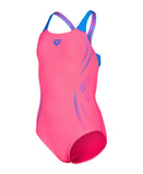 GIRL'S ARENA POSEIDONIA SWIMSUIT SWIM PRO BACK PINK