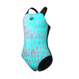 Arena Multi Colours Badedragt Pige - Multi/Sort
