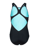 G ARENA MULTI COLOURS SWIMSUIT V BACK WATER MULTI-BLUE