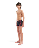 BOY'S ARENA POSEIDONIA SWIM SHORT BLACK-CALYPSO CO