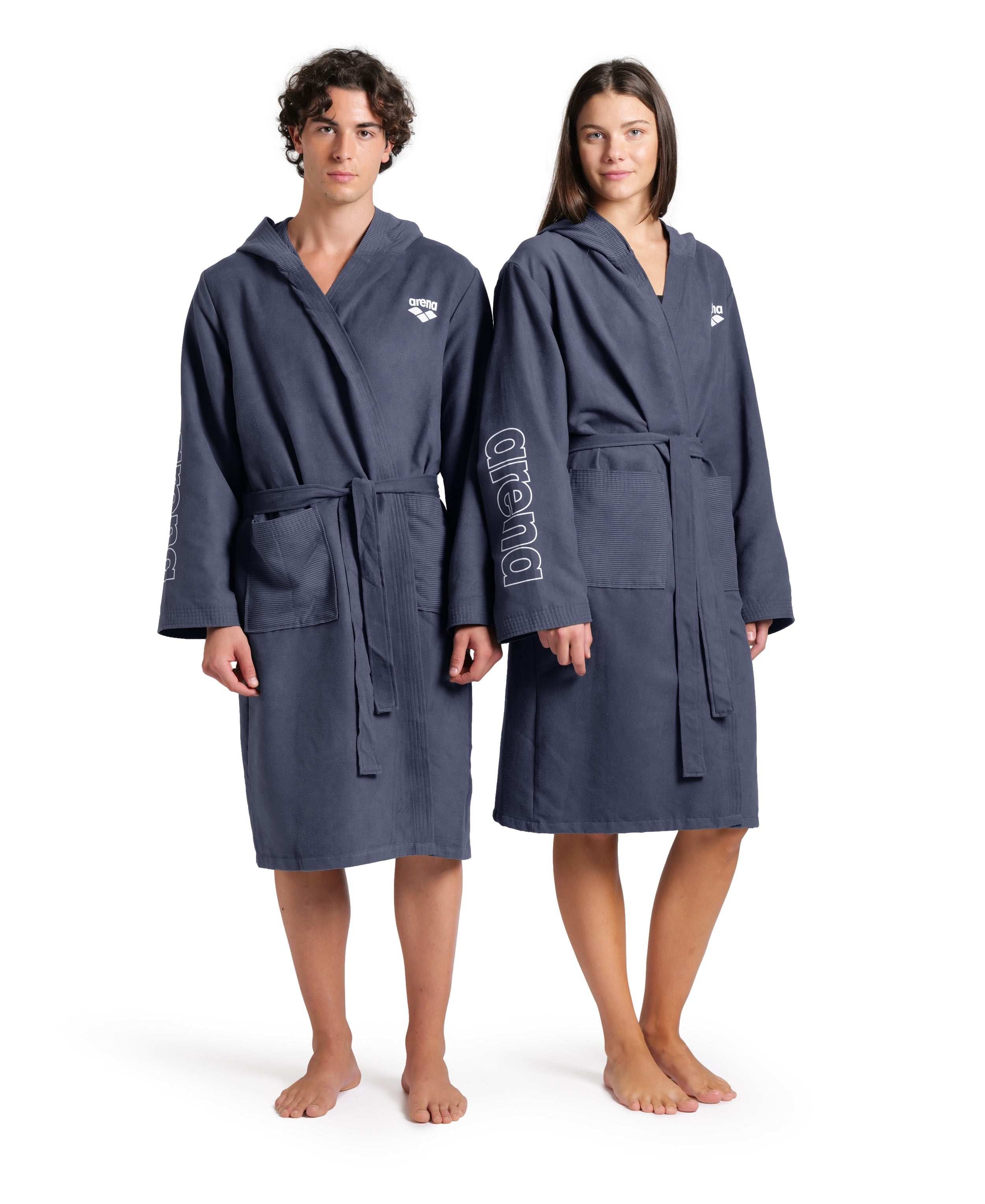 ARENA ZEAL ROBE - NAVY WHITE
