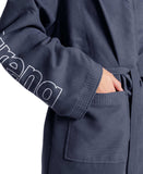 ARENA ZEAL ROBE - NAVY WHITE