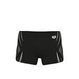 MEN'S ARENA POSEIDONIA SWIM SHORT BLACK-WHITE