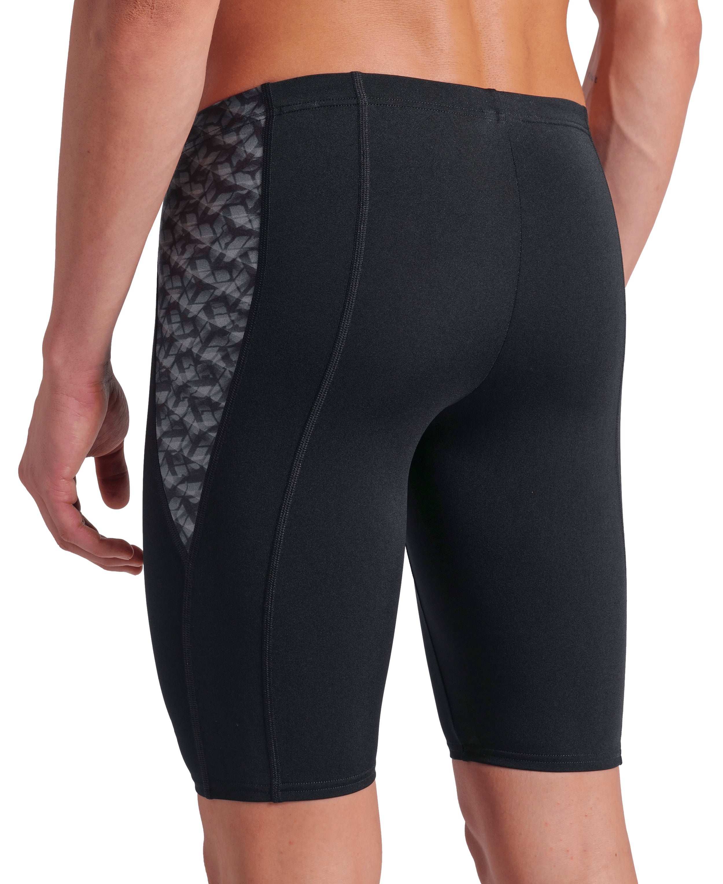 MEN'S ARENA MONOGRAM SWIM JAMMER BLACK