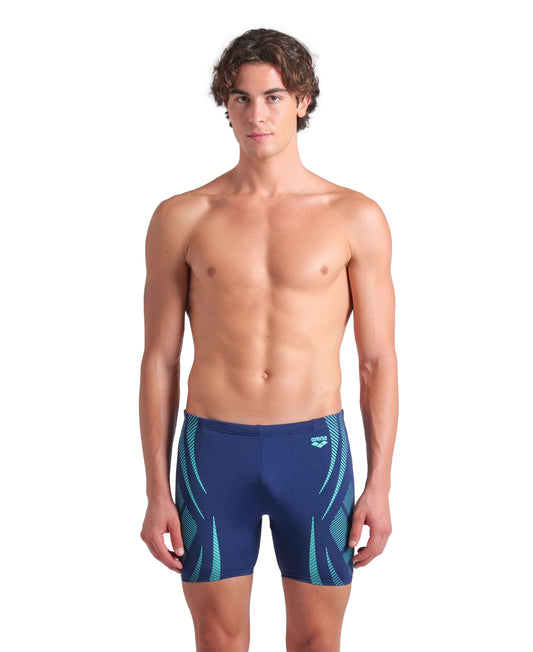 MEN'S ARENA POSEIDONIA SWIM MID JAMMER NAVY-WATER