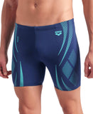 MEN'S ARENA POSEIDONIA SWIM MID JAMMER NAVY-WATER