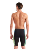 Arena Snakeskin Swim Jammer – Black/Green