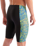 Arena Snakeskin Swim Jammer – Black/Green