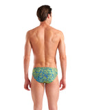 Arena Snakeskin Swim Brief – Green