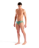 Arena Snakeskin Swim Brief – Green