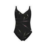 WOMEN'S ARENA STARS RAIN SWIMSUIT U BACK BLACK MULTI