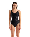 WOMEN'S ARENA STARS RAIN SWIMSUIT U BACK BLACK MULTI