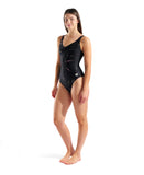 WOMEN'S ARENA STARS RAIN SWIMSUIT U BACK BLACK MULTI