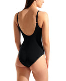 WOMEN'S ARENA STARS RAIN SWIMSUIT U BACK BLACK MULTI