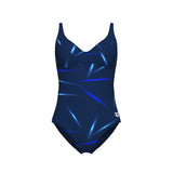 WOMEN'S ARENA STARS RAIN SWIMSUIT U BACK NAVY MULTI