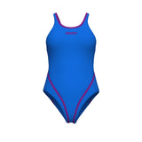 Hyperflow Tech Back Badedragt – Blå/Lilla