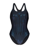 WOMEN'S ARENA HYACINTH SWIMSUIT SWIM PRO BACK L BLACK