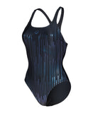 WOMEN'S ARENA HYACINTH SWIMSUIT SWIM PRO BACK L BLACK