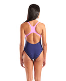 WOMEN'S ARENA LILY SWIMSUIT SWIM PRO BACK LB NAVY-ORCHID