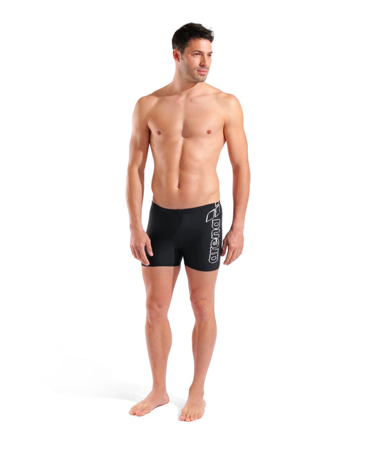 MEN'S ARENA SCRATCHY SWIM SHORT BLACK