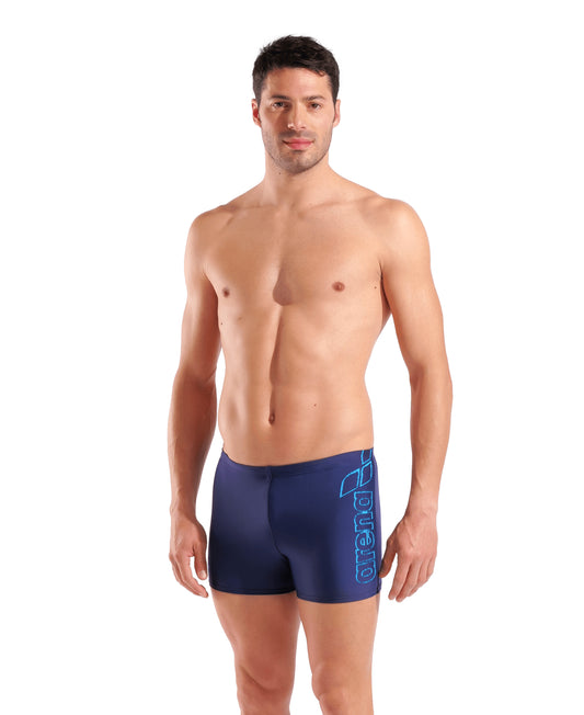 MEN'S ARENA SCRATCHY SWIM SHORT NAVY