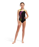 GIRL'S ARENA SOUND TRACK SWIMSUIT PRO BACK
