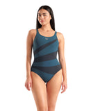 W ARENA SWIMSUIT ISABELLA WING BACK MANGROVE-NIGHT