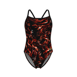 WOMEN'S ARENA GRAPHIC SWIMSUIT CHALLENGE BACK - INDOMITUS