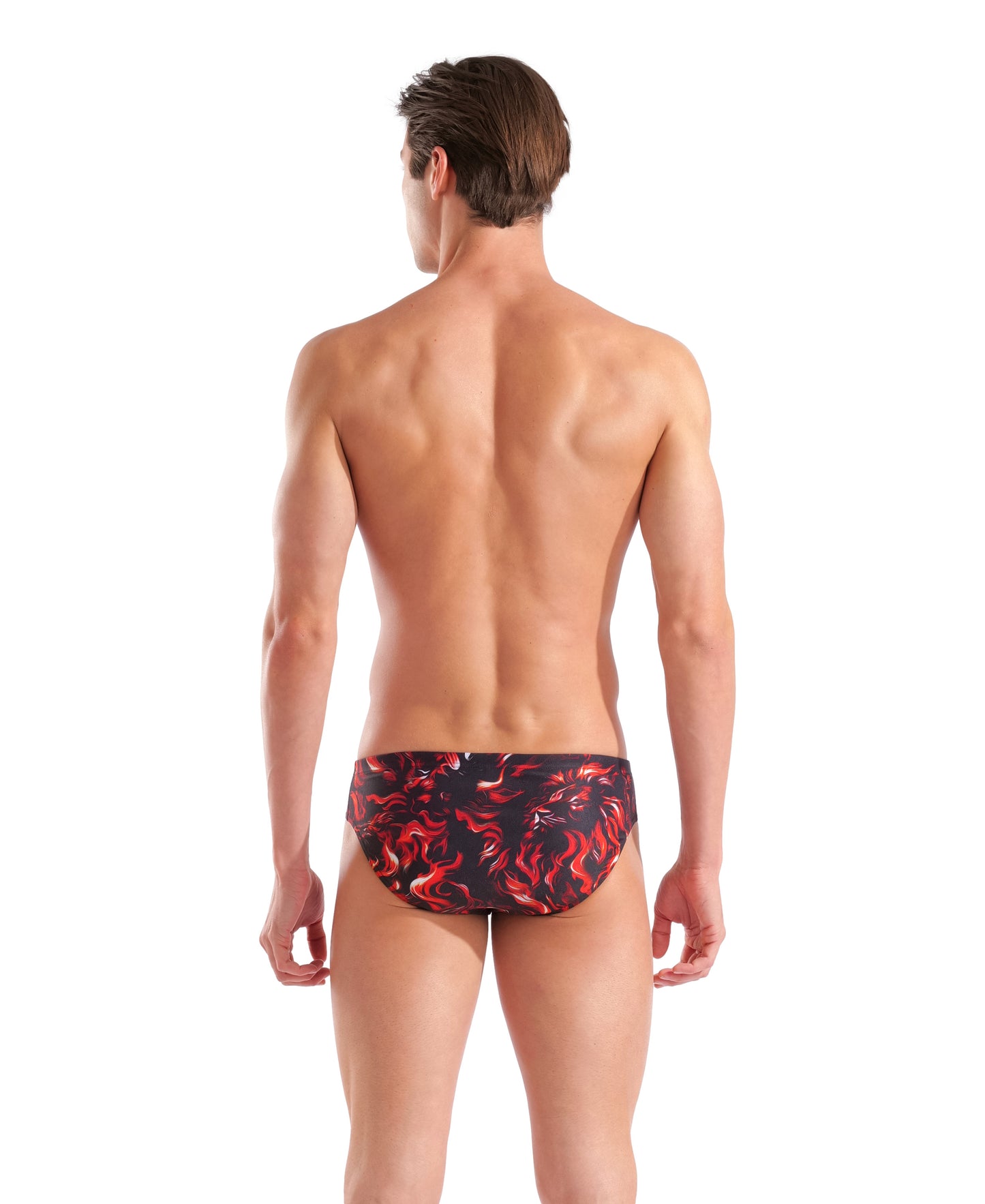 MEN'S ARENA GRAPHIC SWIM BRIEFS - INDOMITUS