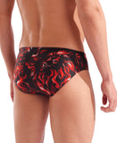 MEN'S ARENA GRAPHIC SWIM BRIEFS - INDOMITUS
