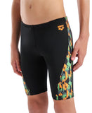 Arena Geometric Jammer Dreng – Sort/Multi