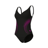 Arena Shimmering Badedragt – Sort/Violet