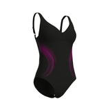 Arena Shimmering Badedragt – Sort/Violet