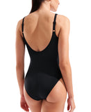 Arena Shimmering Badedragt – Sort/Violet